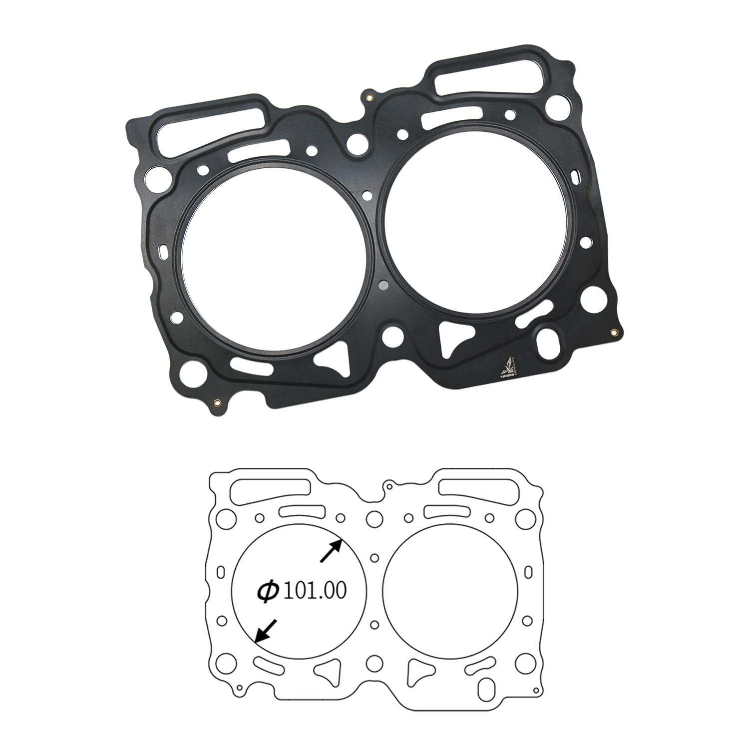 Amazon.com: SIRUDA Cylinder Head Gasket for Subaru EJ25